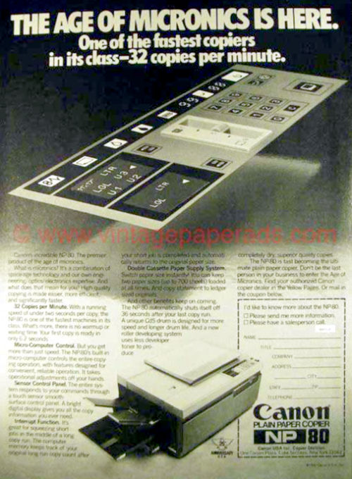 Canon NP-80