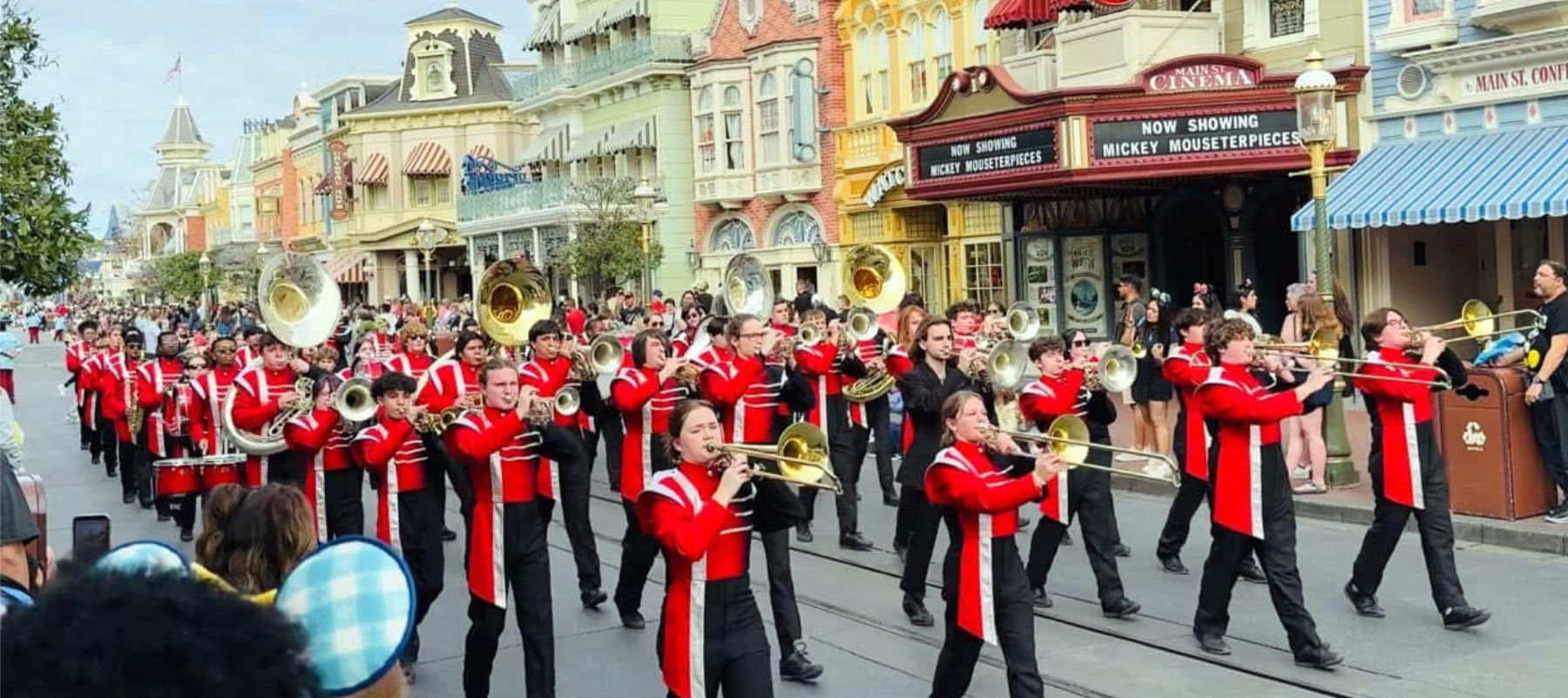 YPAS Marching Band at Disney.