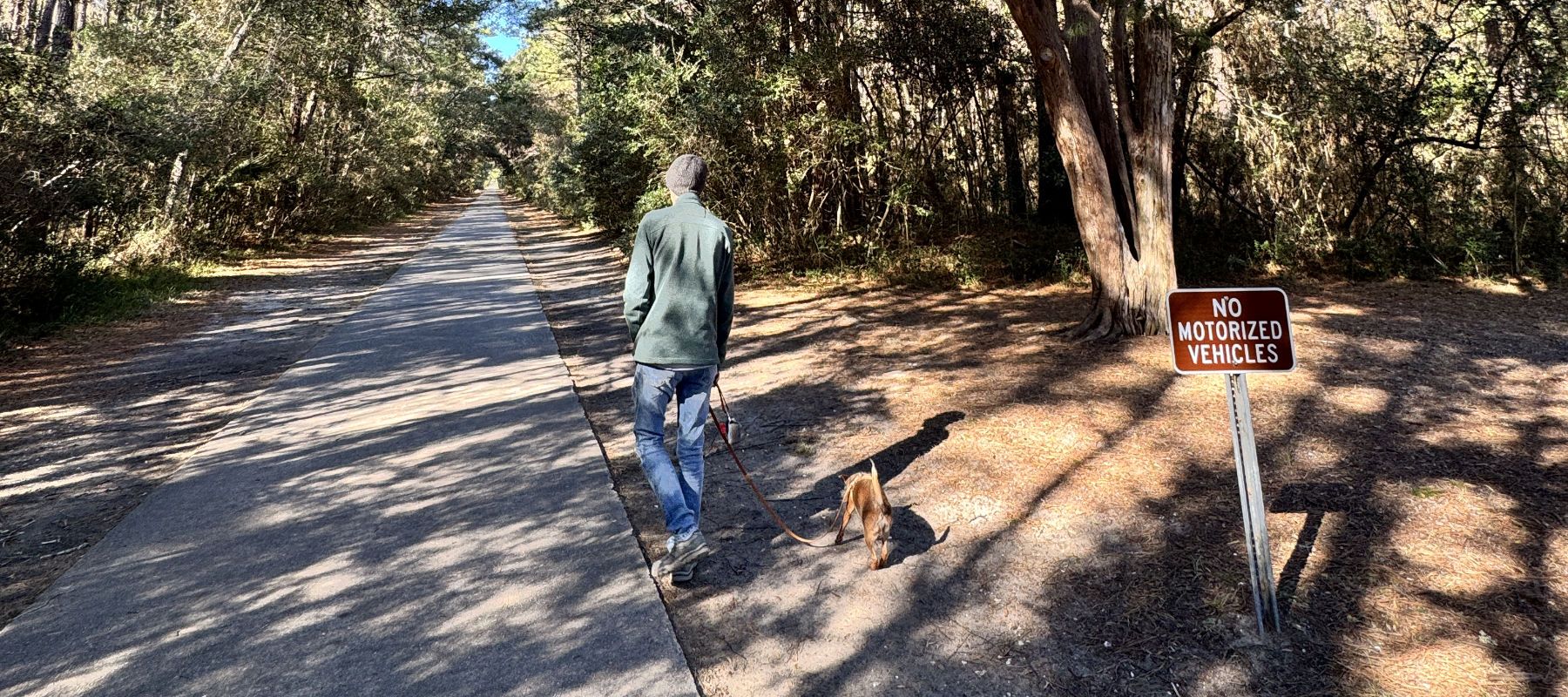 Huntington Beach State Park - trail w-Zimmer
