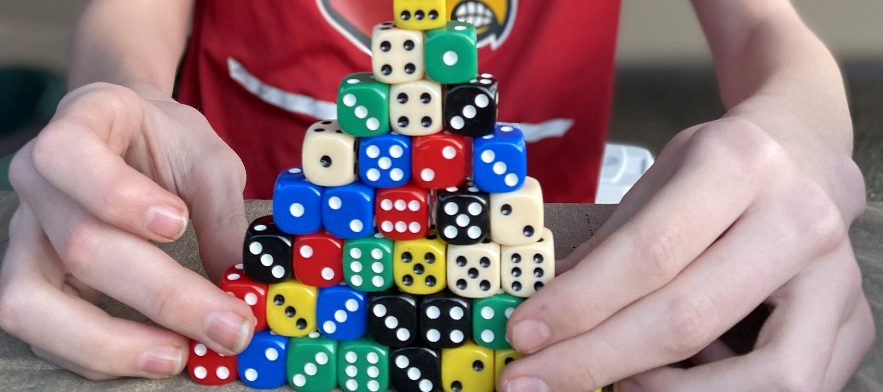 Cummins Ferry RV Park Campground - colored dice.
