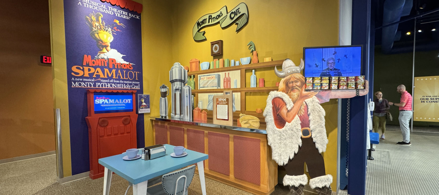 Spam Museum - Monty Python's Café.