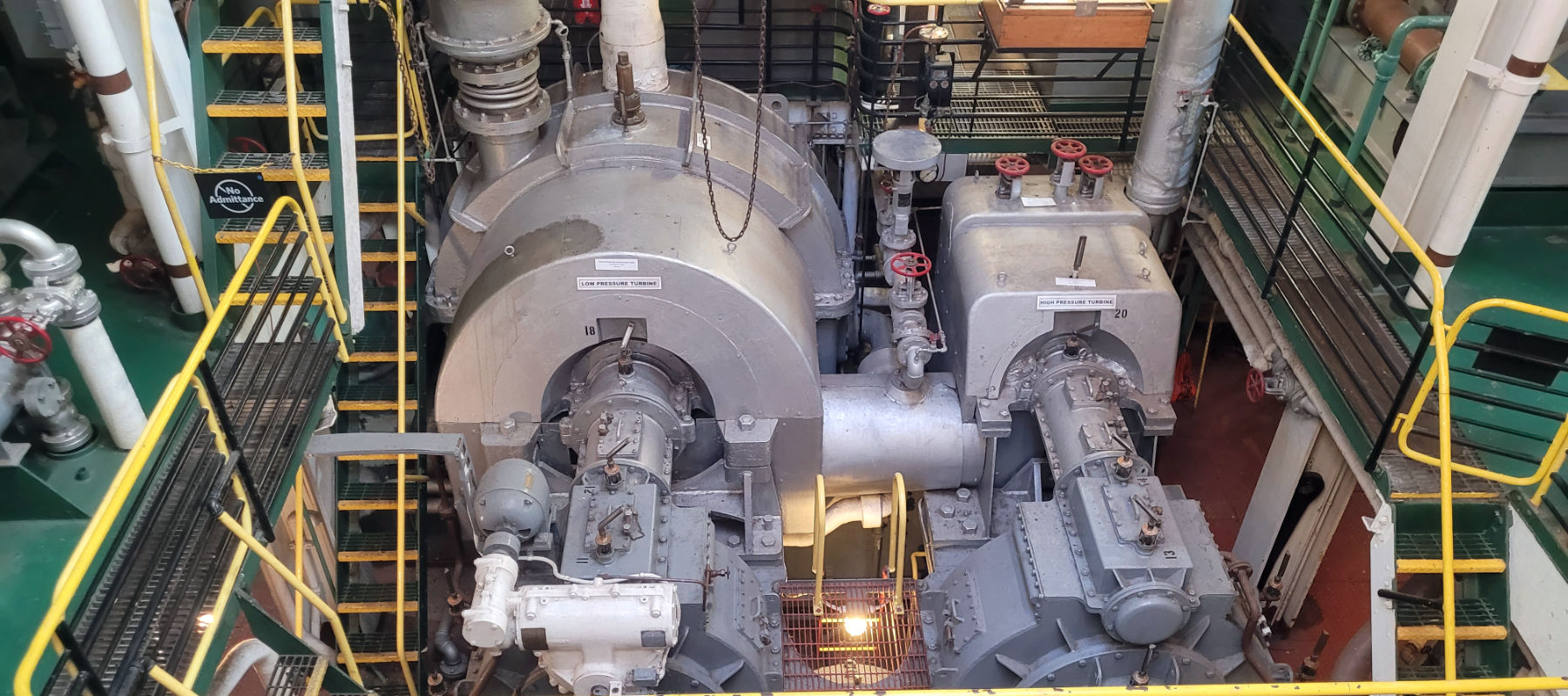William G Mather Ship Museum - engines.