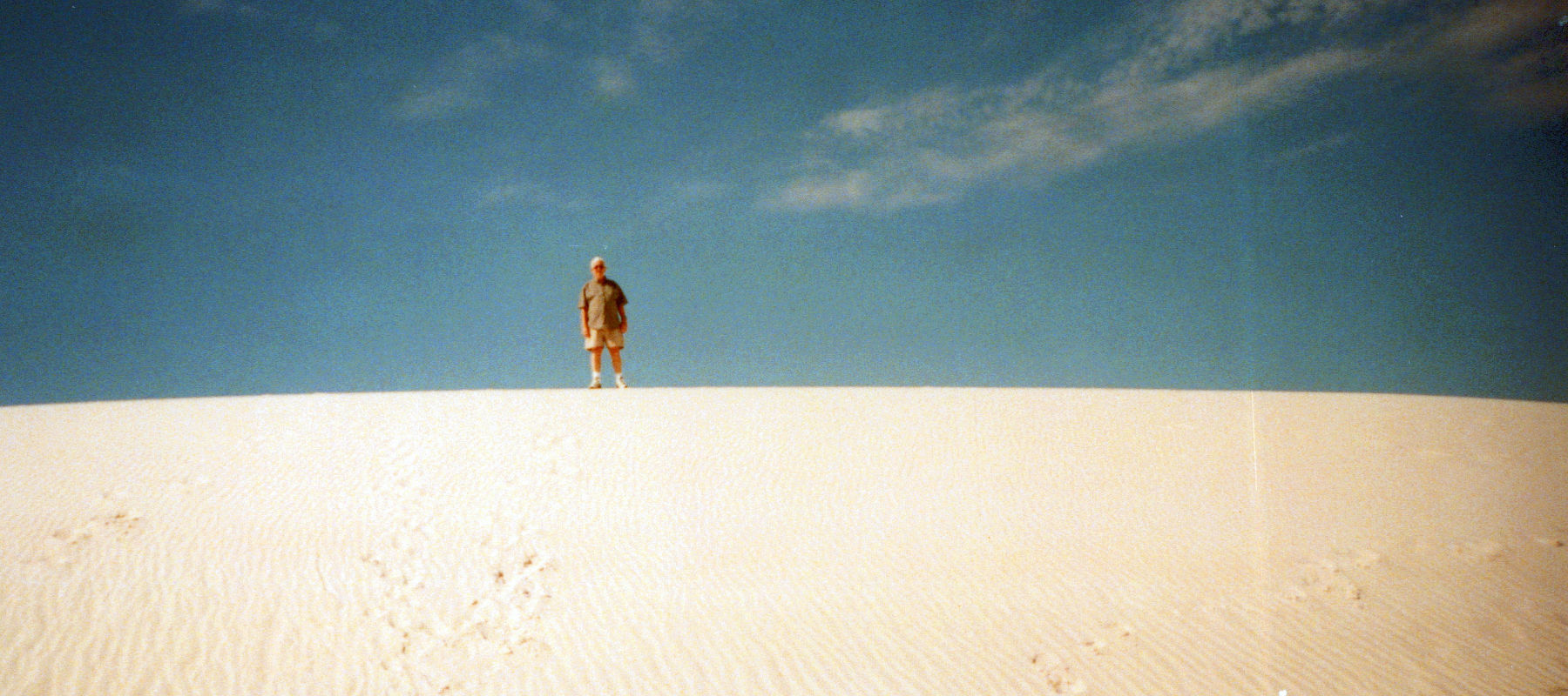 Al Nason on.a random sand dune.