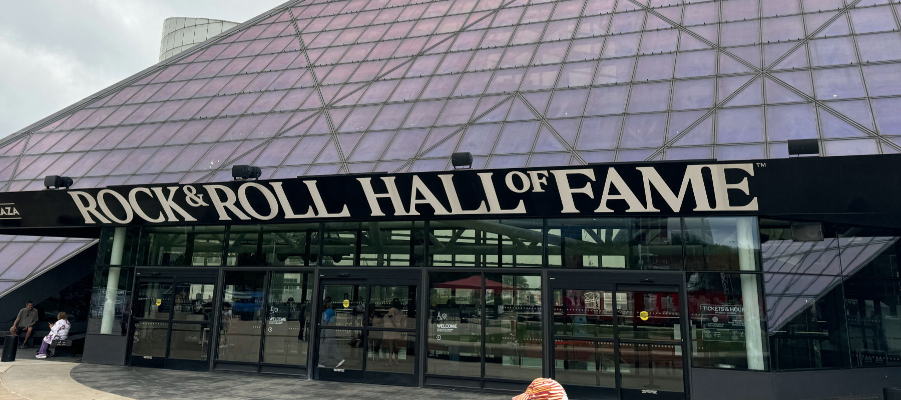 Rock-n-Roll Hall of Fame (entrance).