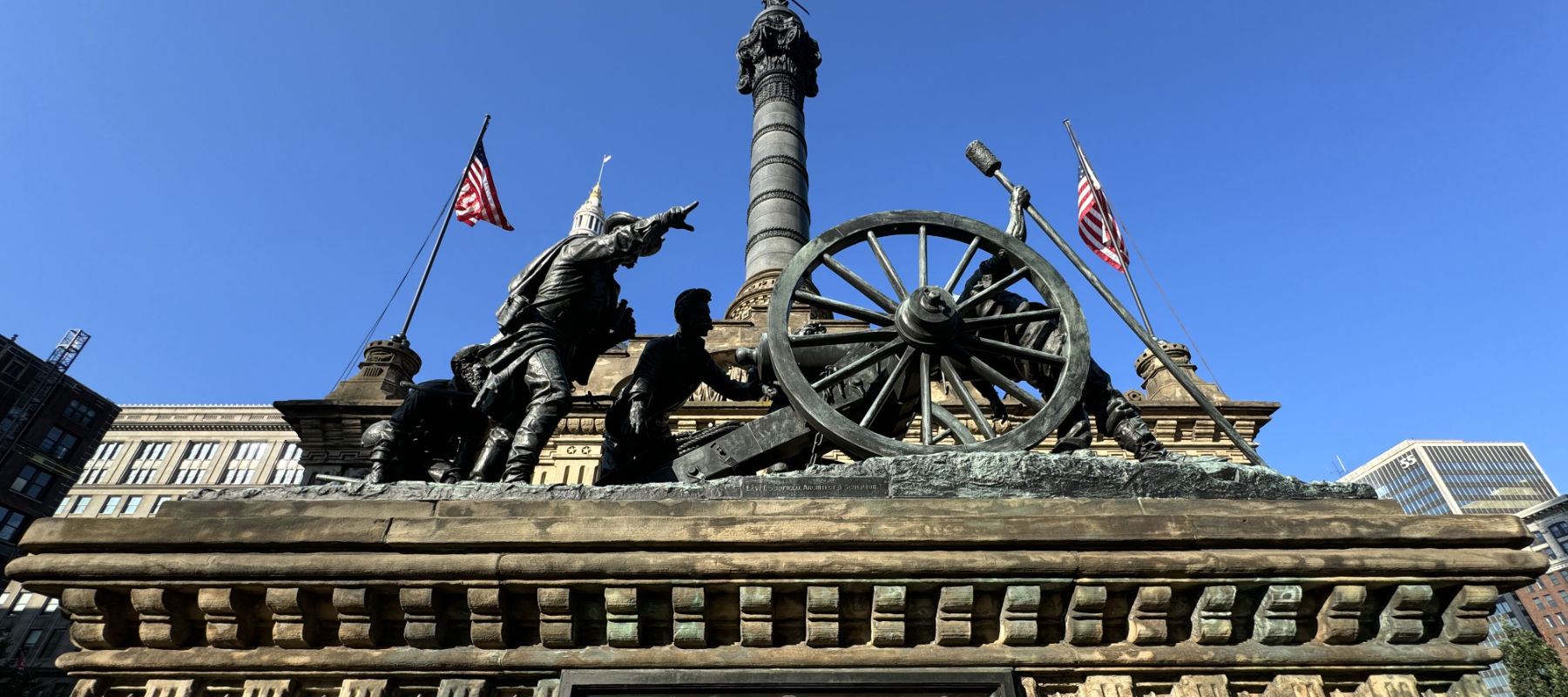 Downtown - War Monument.